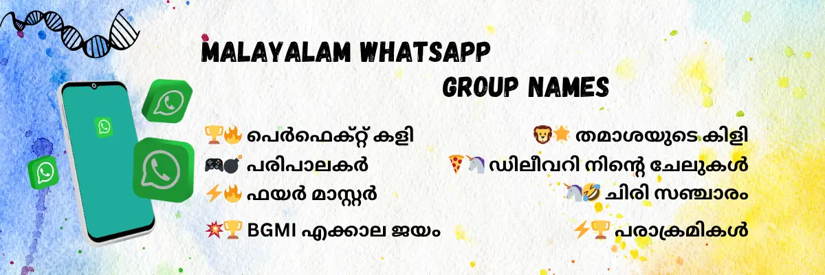 malayalam whatsapp group names